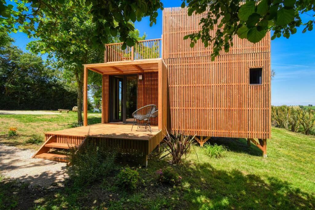 Chalet De Charme Avec Piscine Villa Aurade ภายนอก รูปภาพ