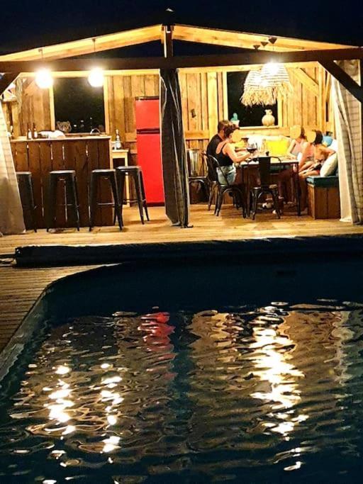 Chalet De Charme Avec Piscine Villa Aurade ภายนอก รูปภาพ